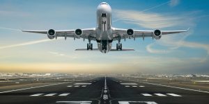 Airplane taking off